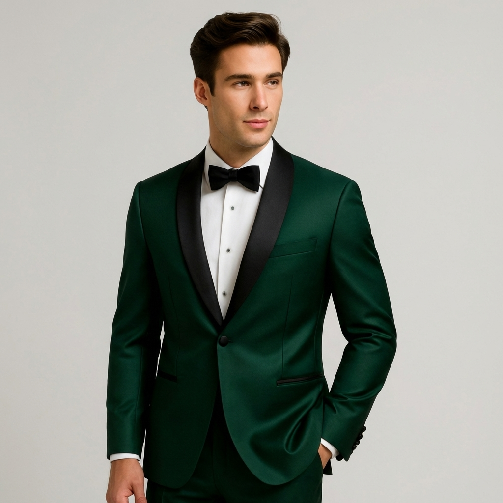 10 TUXIDO SLIM FIT BRILLOSO - Image 1