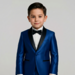 TRAJE TAXIDO PARA NIÑOS CON BRILLO