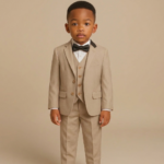 TRAJE TAXIDO PARA NIÑOS SIN BRILLO